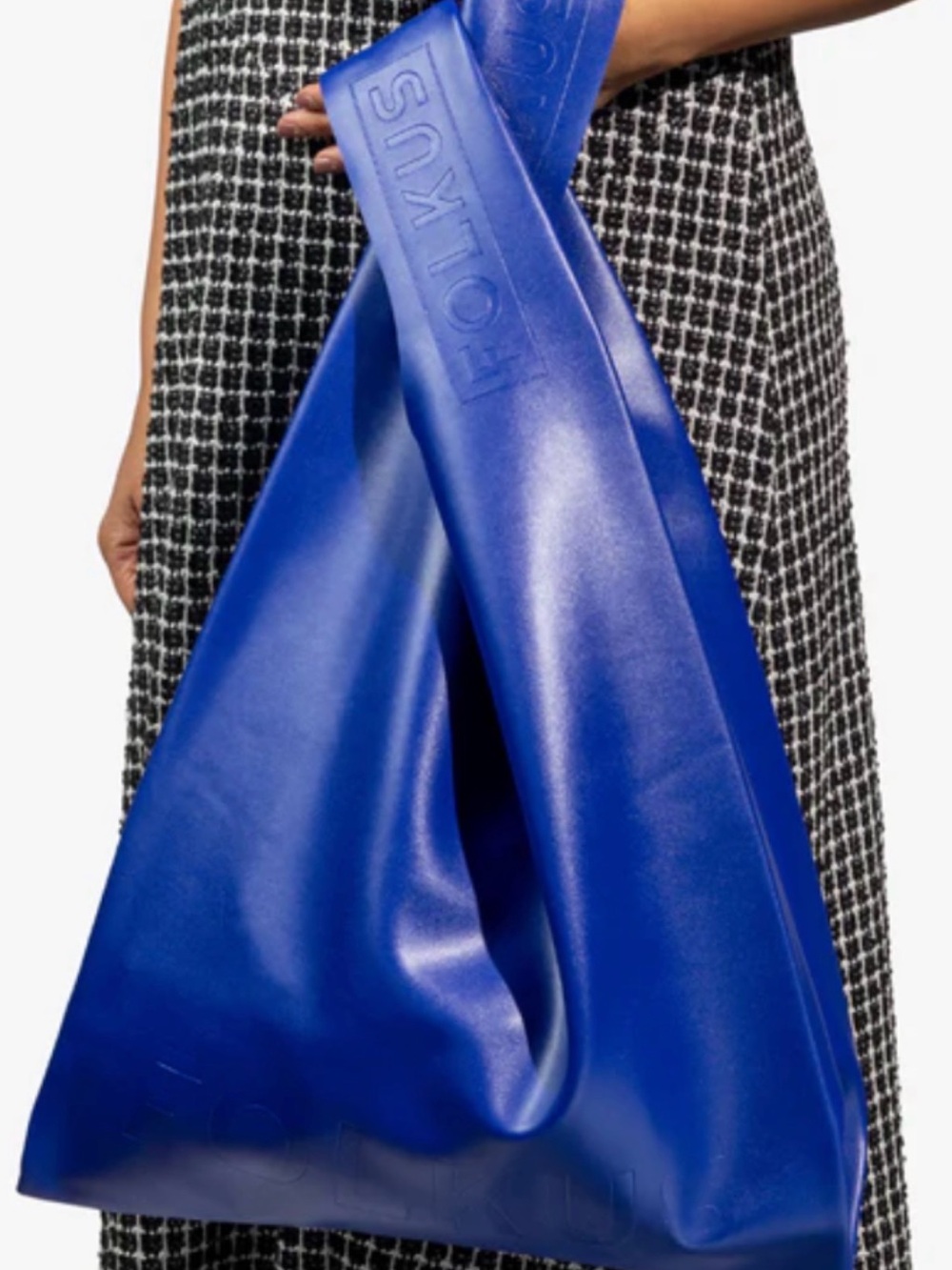 Royal Blue Oversized Soft Satchel